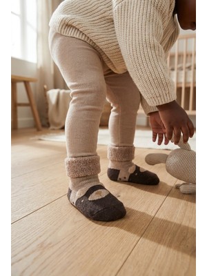 Bony Socks Bebek Havlu Soket Çorap Koyu Kahve