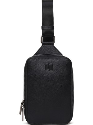 Derimod Erkek Siyah Mini Çapraz Çanta 26SBD3306PU