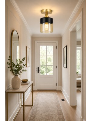 Esslight Verona Tekli Eskitme Bal Camlı Modern Antre Hol Avize