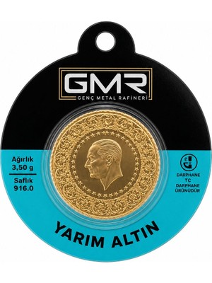 GMR YARIM ALTIN 3.50 GRAM 22 AYAR