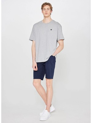 Wrangler Lacivert Erkek Slim Fit Şort MW211205801 5 Cep Non Denim Şort