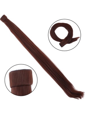 MiraLive Fiber Sentetik Sihirli At Kuyruğu - Karamel