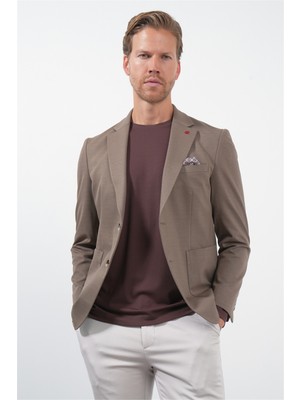 İmza Vizon 6 Drop Slim Fit Pamuklu Ceket 1002260126