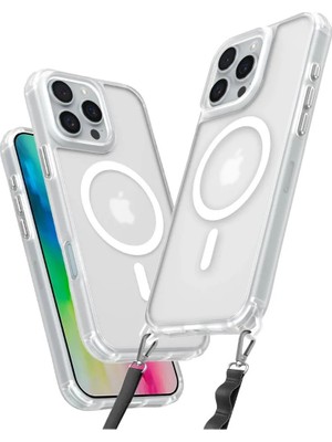 SHC4200 Iphone 16 Kılıf Enka Magsafe Kılıf - Şeffaf