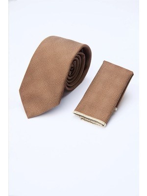 İmza Vizon-Fındık Desenli 7 cm Kravat 1090260127
