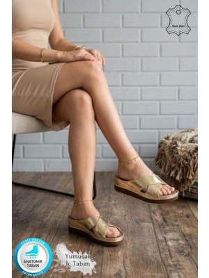 Neon Shoes Lina Kadın Anatomik Ortopedik Konfor Modeli Terlik Hafif Şık Topuklu Günlük Dışarı Ev Içi Terliği