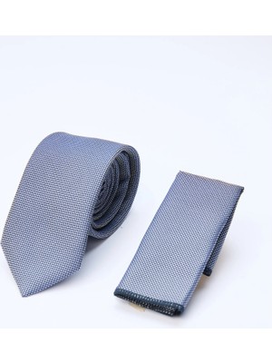 İmza Lacivert Kuş Gözü Desen  7 cm  Kravat 1090260100