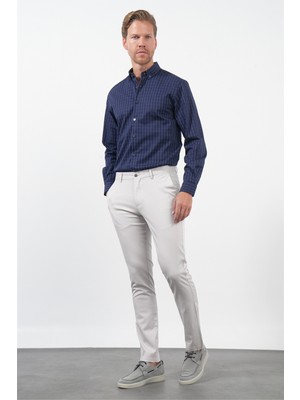 İmza Taş Yan Cep Slim Fit Casual Pamuklu Chino Pantolon 1003260178