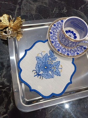 Lasetu Femme En Bleu Kokteyl ve Kahve Yanı Sunum Peçetesi 4 Adet