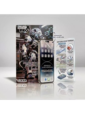 Vivo X200 Pro Uyumlu Nano Ekran Koruyucu Ultra Ince Ekstra Koruma Hd - Maxxpro