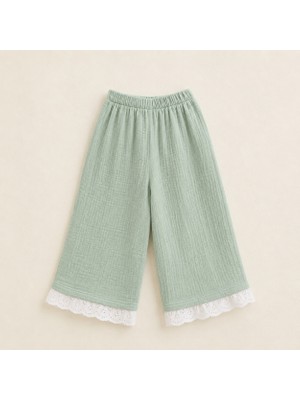 Ozzy Kids Kız Çocuk Müslin Pantolon