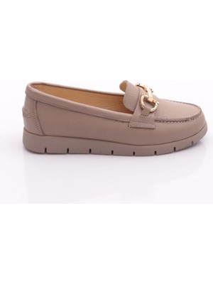 Dgn 5604-2 Kadin Aksesuarli Loafer Ayakkabi