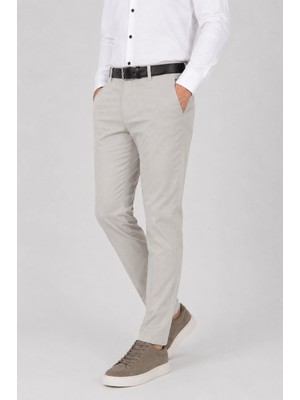 Caserta Slim Fit Likralı Boru Erkek Kumaş Pantolon - 7712