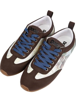 Dogo Kadın Vegan Deri Bej Sneakers - Ink And Pictures Tasarım