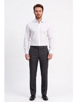 Uki Antrasit Comfort Fit Klasik Pantolon