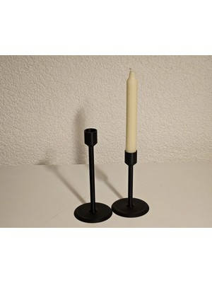 Lunera Accessories 2’li Modern Şamdan Seti – 3D Baskı Dekoratif Mumluk & Masaüstü Aksesuarı