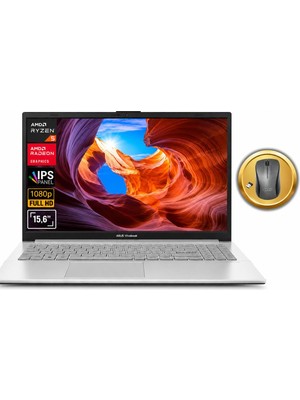 Asus Vivobook Go 15 Ryzen 5 7520U 8gb 2tb SSD 15.6" Fhd Freedos E1504FA-BQ4463 A8 Notebook + Mouse