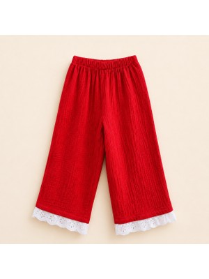 Ozzy Kids Kız Çocuk Müslin Pantolon