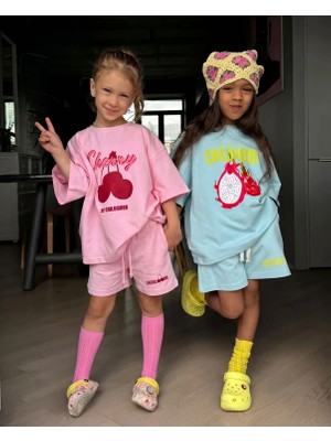 Poala Kids Cherry Mood Takım Kız Çocuk Alt Üst Takım