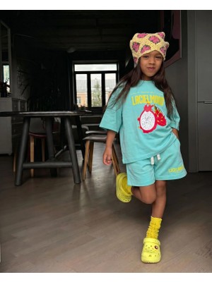 Poala Kids Dragon Fruit Takım Kız Çocuk Alt Üst Takım