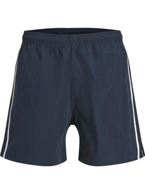 Jack & Jones Bill Rex Track Erkek Lacivert Mayo Şort (12307518-SKYC)