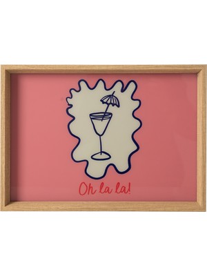 Mudo Home OH LA LA TEPSİ  31X42 CM