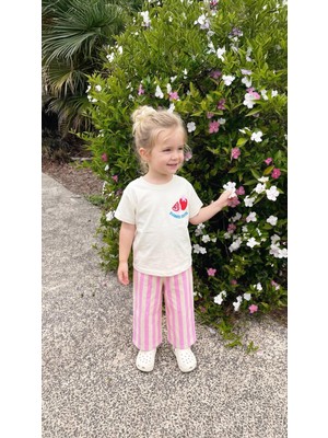 Poala Kids Summer Fruıts Takım Kız Çocuk Alt Üst Takım
