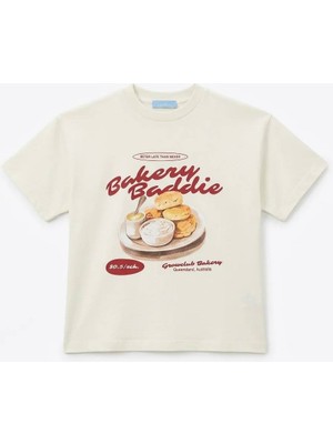 Poala Kids Bakery Oversize Tshirt Erkek Çocuk T-Shirt