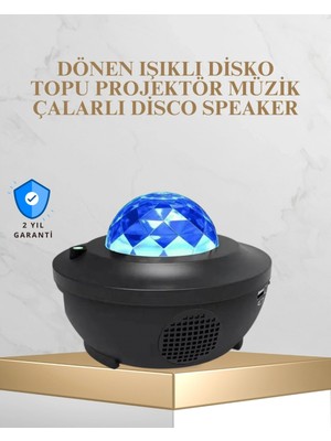 MiraLive Bluetooth & USB Müzik Çalar Gece Lambası – 50 m² Kapsama, Uzaktan Kumanda