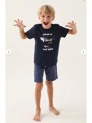 Ay Kids Aykidsclup Arnetta Ocean Baskılı Erkek Çocuk Takım 2995-