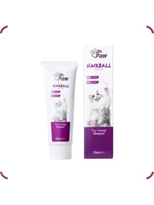 Dr. Paw Hairball/tüy Yumağı Önleyici Preimum Maltı (75ML/100GR)