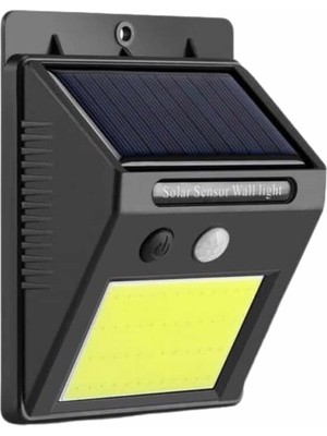 Techugo Güneş Enerjili Sensörlü Duvar Lambası Bahçe Lamba Suya Dayanıklı Bahçe Aydınlatma
