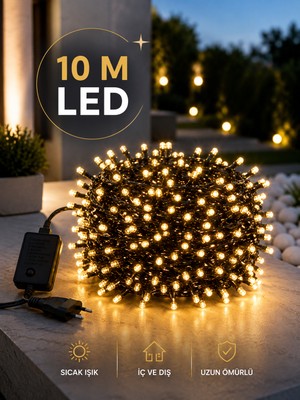 Değirmen Grup Dekoratif Aydınlatma Ampüllü 10 Metre Gün Işığı Şerit LED - Lisinya