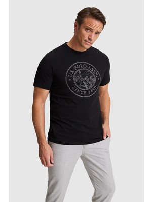 U.s. Polo Assn.  Glore Siyah Erkek T-Shirt PU-9509