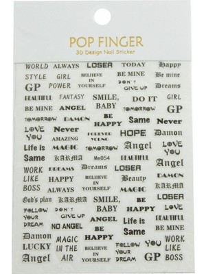 MiraLive Yazılı Tattoo Dövme Sticker