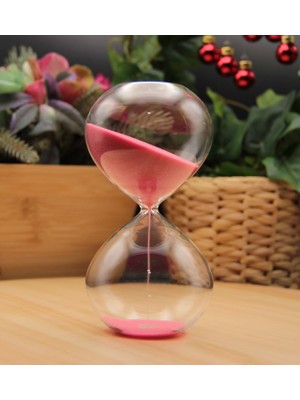 Cam Kum Saati 15 Dakika Pembe