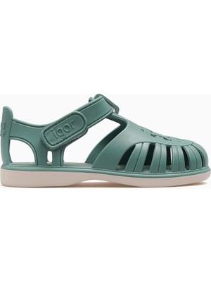 Igor Tobby Solid Bicolor Unisex Çocuk Sandalet 22Y BB355 Haki