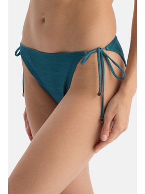 Dagi Petrol Mavi Düşük Bel Bikini Alt