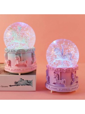 MiraLive Orta Boy Unicorn Kar Küresi
