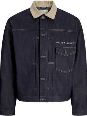 Jack & Jones Erkek Spread Yaka Denim Ceket - Brent