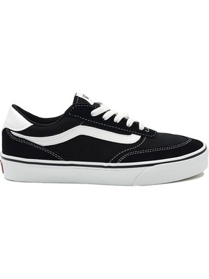 Vans Brooklyn Ls Çocuk Ayakkabı Siyah Bağcıklı Düz Taban Modern Tasarım