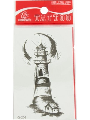 MiraLive Deniz Feneri Tattoo Dövme Sticker