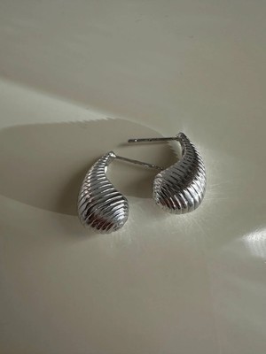 OkkoStore Çizgili Damla Küpe