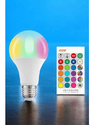 Techugo LED Ampul Enerji Dostu Rgb Işıklı 100W LED Işık