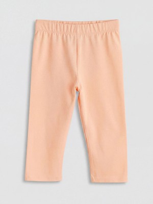 LC Waikiki Lcw Kids Mercan Regular Fit Kız Çocuk Kapri Tayt