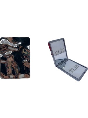 Elit Dalgalı Metal Tasarımlı El Aynası