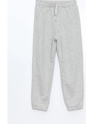 LC Waikiki Lcw Kids Gri Beli Lastikli Erkek Çocuk Jogger Eşofman Alt