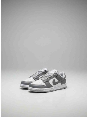 Sneaker Store Unisex Spor Ayakkabı Sneaker Beyaz Gri Yumuşak Kaymaz Tabanlı
