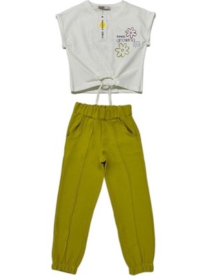 Ded Collection Kız Çocuk Ikili Kısa Kollu Jogger Ikili Takım