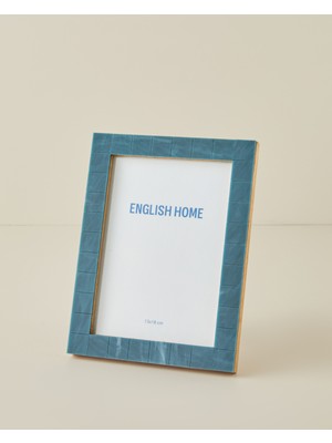 English Home Caren Mdf Çerçeve 13X18 cm Mavi